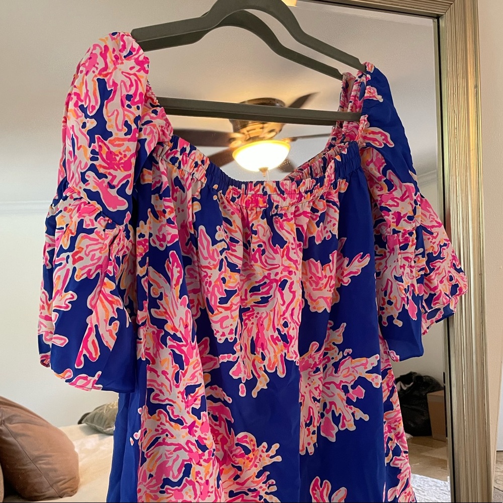 Brand New Lilly Pulitzer Off The Shoulder Dress